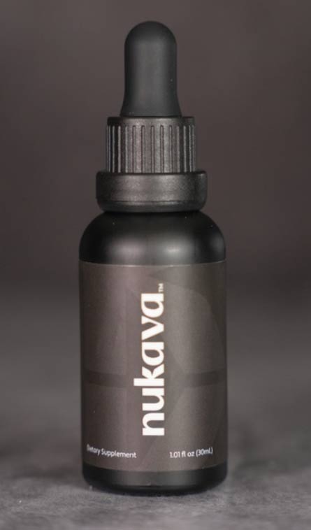 Nukio 30mL liquid kava extract dropper bottle