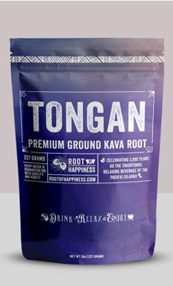 Tongan premium ground kava root powder, ½ lb bag